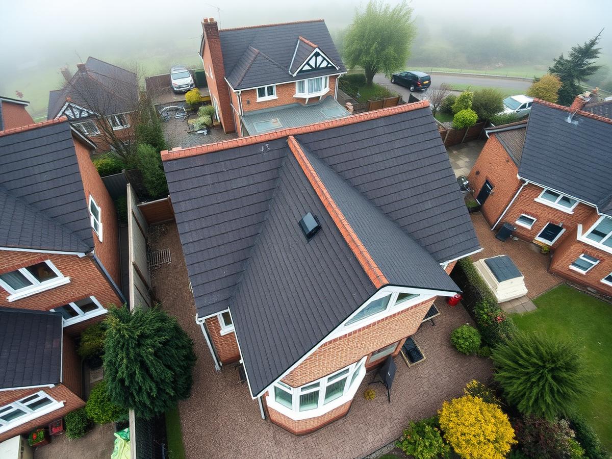 Aerial roof inspection — Drone survey